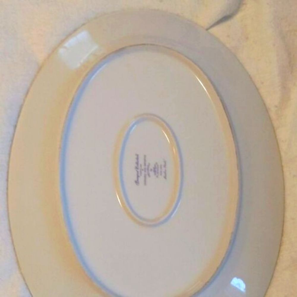 🔥Lenox Vtg. Platter Bouquet Collection Porcelain Imported Platter 14" X 10 - Picture 7 of 16